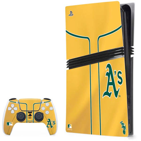 MLB Oakland Athletics Alternate Jersey PS5 Pro Bundle Skin