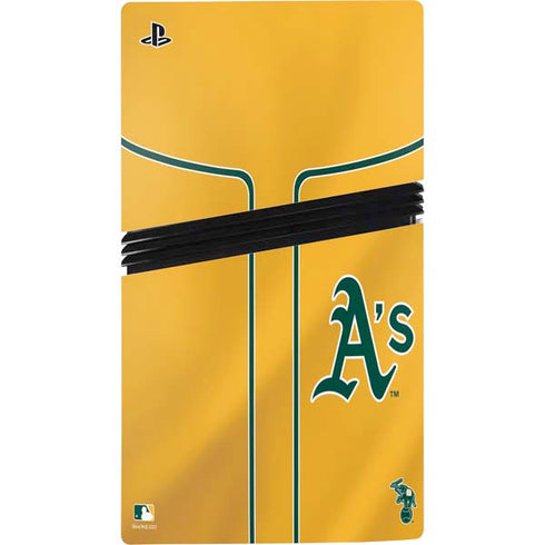 MLB Oakland Athletics Alternate Jersey PS5 Pro Console Skin