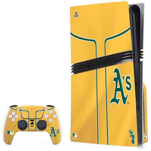 MLB Oakland Athletics Alternate Jersey PS5 Pro Disk Bundle Skin