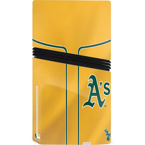 MLB Oakland Athletics Alternate Jersey PS5 Pro Disk Console Skin