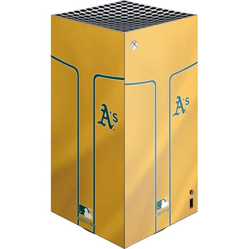 MLB Oakland Athletics Alternate Jersey XBox Series X Digital Edition Console Skin