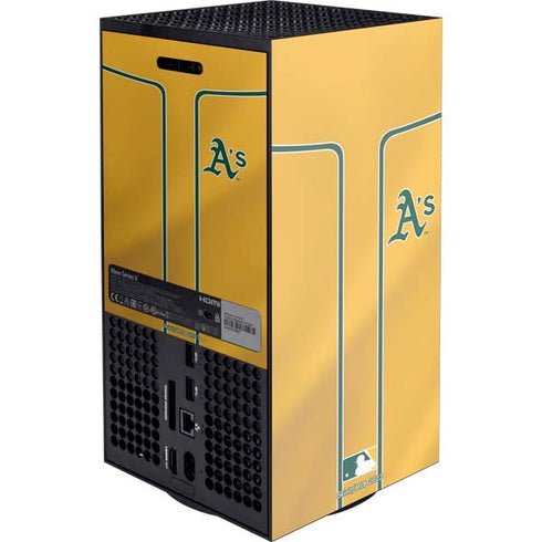MLB Oakland Athletics Alternate Jersey XBox Series X Digital Edition Console Skin