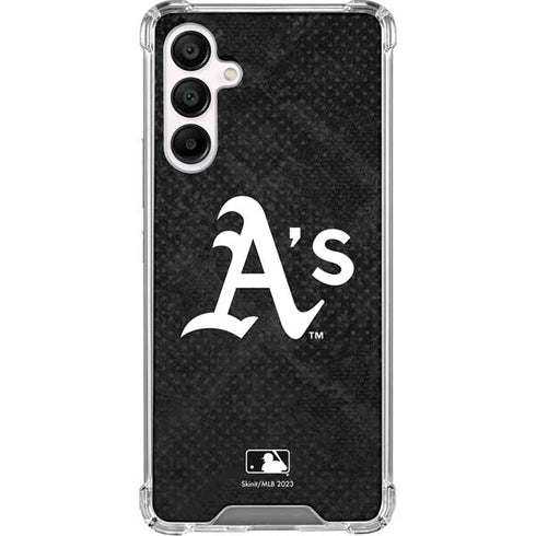MLB Oakland Athletics Dark Wash Galaxy A16 5G Clear Case