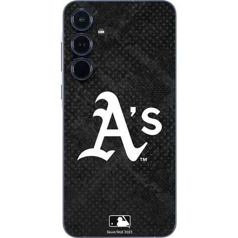 MLB Oakland Athletics Dark Wash Galaxy A36 5G Skin