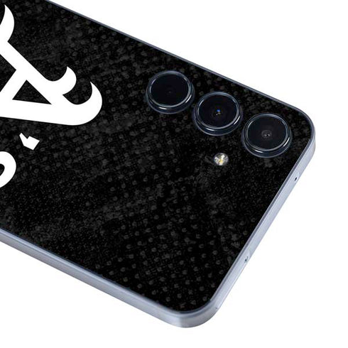 MLB Oakland Athletics Dark Wash Galaxy A36 5G Skin