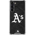 MLB Oakland Athletics Dark Wash Galaxy S24 FE Clear Case