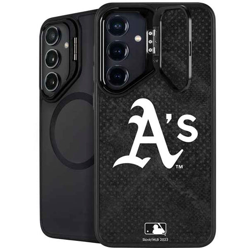 MLB Oakland Athletics Dark Wash Galaxy S25 Plus Kickstand Case