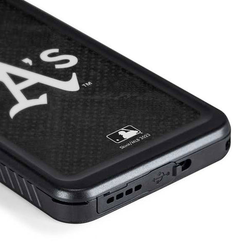 MLB Oakland Athletics Dark Wash Galaxy S24 Plus Waterproof Case