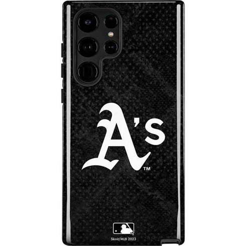MLB Oakland Athletics Dark Wash Galaxy S25 Ultra Impact Case