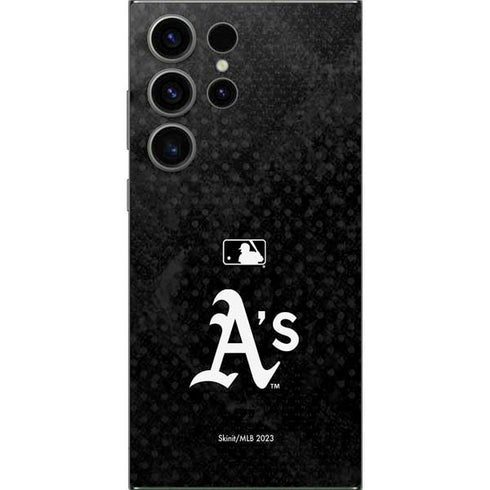 MLB Oakland Athletics Dark Wash Galaxy S25 Ultra Skin