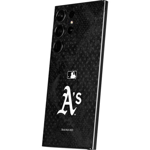 MLB Oakland Athletics Dark Wash Galaxy S25 Ultra Skin