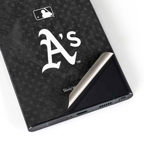 MLB Oakland Athletics Dark Wash Galaxy S24 Ultra Skin