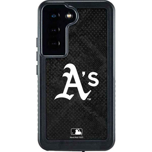 MLB Oakland Athletics Dark Wash Galaxy S24 Waterproof Case