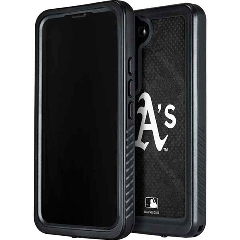 MLB Oakland Athletics Dark Wash Galaxy S24 Waterproof Case