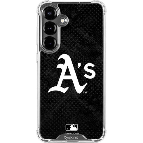 MLB Oakland Athletics Dark Wash Galaxy S26 Clear Case