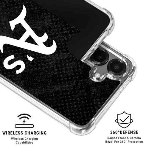 MLB Oakland Athletics Dark Wash Galaxy S26 Clear Case