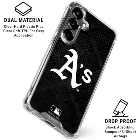 MLB Oakland Athletics Dark Wash Galaxy S26 Clear Case