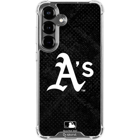 MLB Oakland Athletics Dark Wash Galaxy S26 Plus Clear Case