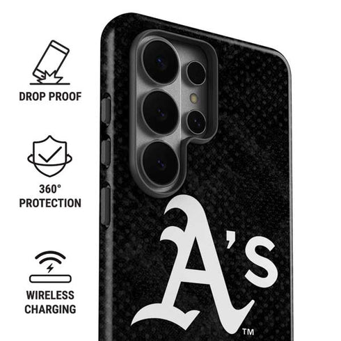 MLB Oakland Athletics Dark Wash Galaxy S26 Ultra Impact Case