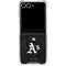 MLB Oakland Athletics Dark Wash Galaxy Z Flip7 Clear Case