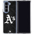 MLB Oakland Athletics Dark Wash Galaxy Z Fold5 5G Clear Case