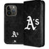 MLB Oakland Athletics Dark Wash iPhone 15 Pro Folio Case