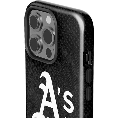 MLB Oakland Athletics Dark Wash iPhone 15 Pro Impact Case