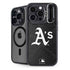 MLB Oakland Athletics Dark Wash iPhone 15 Pro Kickstand Case