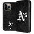 MLB Oakland Athletics Dark Wash iPhone 15 Pro Max Folio Case