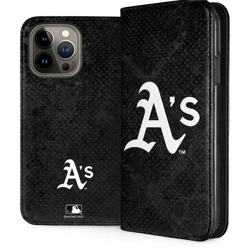 MLB Oakland Athletics Dark Wash iPhone Cases