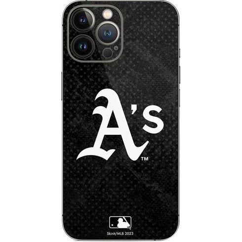 MLB Oakland Athletics Dark Wash iPhone 15 Pro Max Skin