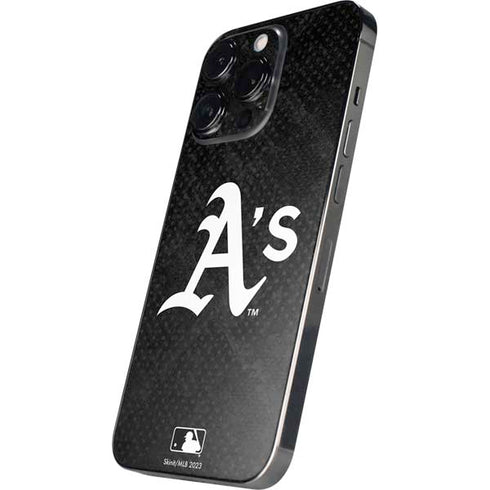 MLB Oakland Athletics Dark Wash iPhone 15 Pro Max Skin
