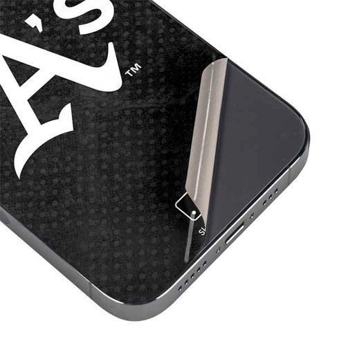 MLB Oakland Athletics Dark Wash iPhone 15 Pro Max Skin