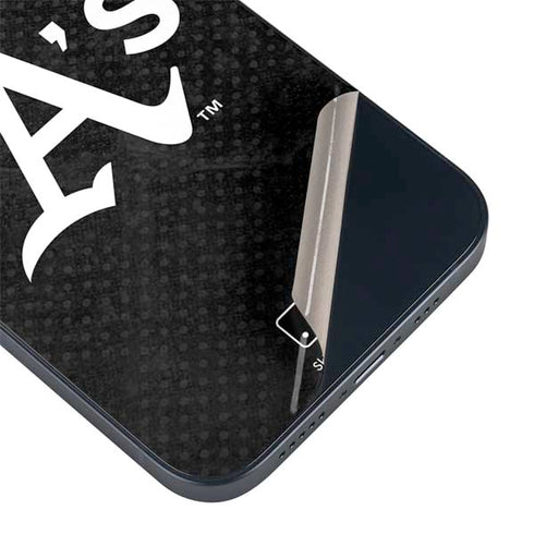 MLB Oakland Athletics Dark Wash iPhone 15 Skin