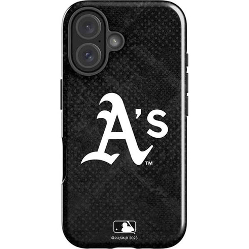 MLB Oakland Athletics Dark Wash iPhone 16 Impact Case