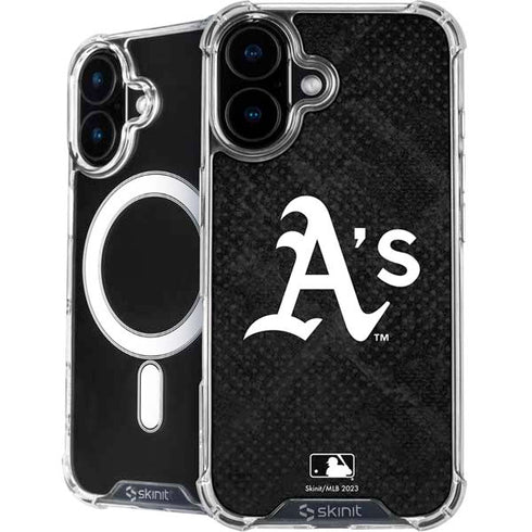 MLB Oakland Athletics Dark Wash iPhone 16 MagSafe Case