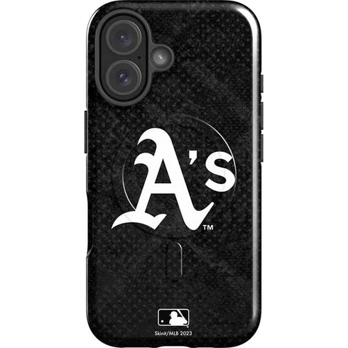 MLB Oakland Athletics Dark Wash iPhone 16 Plus Magsafe Impact Case