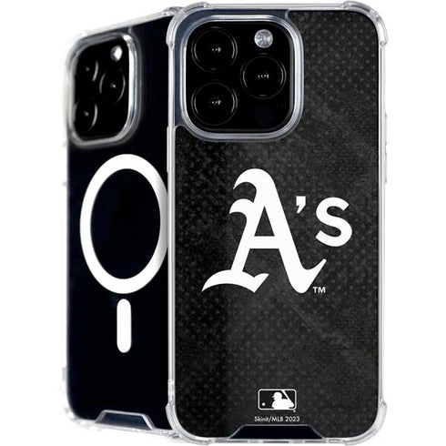 MLB Oakland Athletics Dark Wash iPhone 16 Pro MagSafe Case