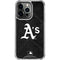 MLB Oakland Athletics Dark Wash iPhone 16 Pro Max Clear Case