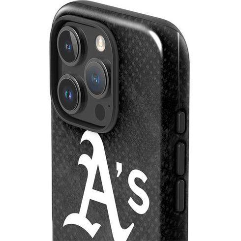 MLB Oakland Athletics Dark Wash iPhone 16 Pro Max Impact Case
