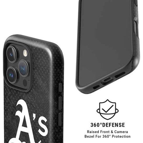 MLB Oakland Athletics Dark Wash iPhone 16 Pro Max Magsafe Impact Case