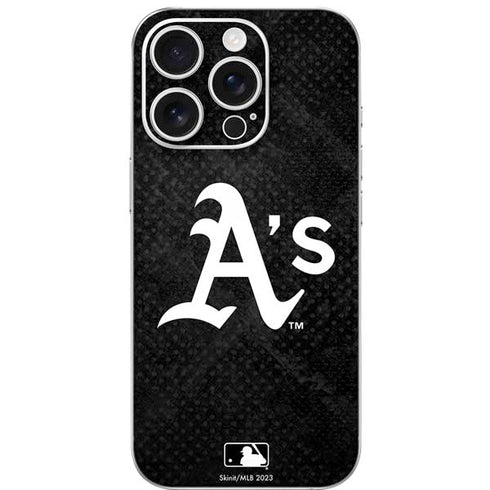 MLB Oakland Athletics Dark Wash iPhone 16 Pro Skin