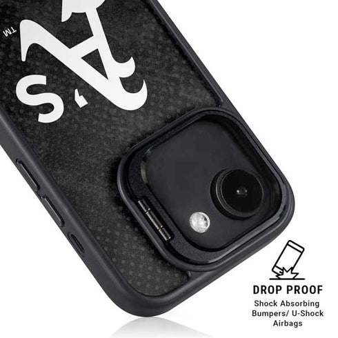 MLB Oakland Athletics Dark Wash iPhone 16e Kickstand Case
