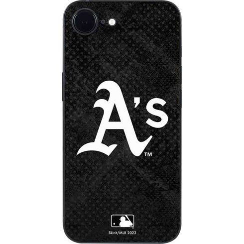 MLB Oakland Athletics Dark Wash iPhone 16e Skin