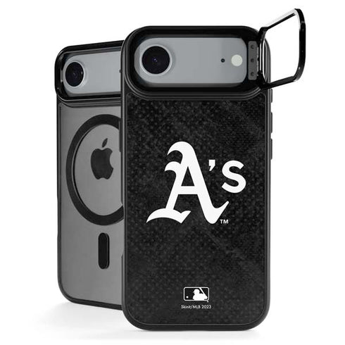 MLB Oakland Athletics Dark Wash iPhone 17 Air Kickstand Case