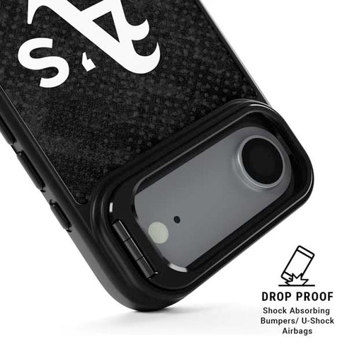 MLB Oakland Athletics Dark Wash iPhone 17 Air Kickstand Case