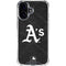 MLB Oakland Athletics Dark Wash iPhone 17 Clear Case