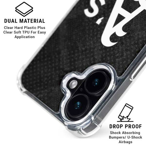 MLB Oakland Athletics Dark Wash iPhone 17 Clear Case