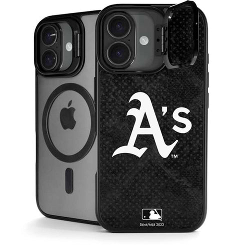MLB Oakland Athletics Dark Wash iPhone 17 Kickstand Case
