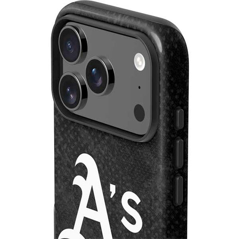 MLB Oakland Athletics Dark Wash iPhone 17 Pro Impact Case